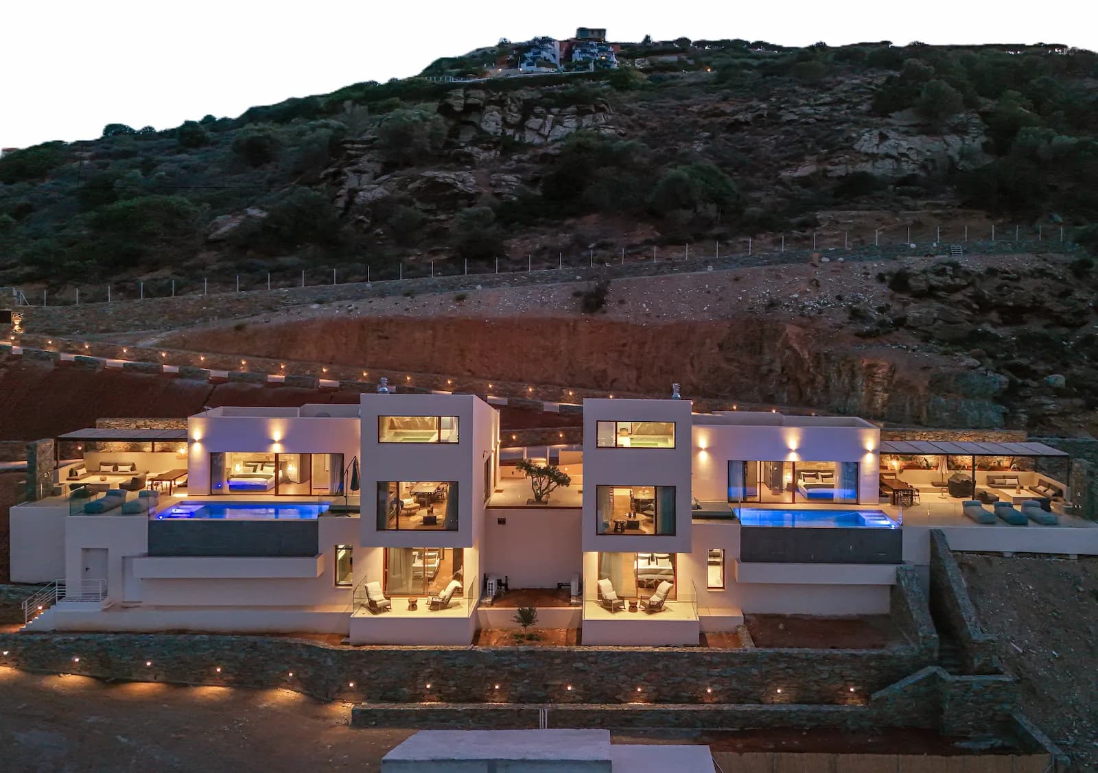 Αρχιτεκτονικός φωτισμός βίλας